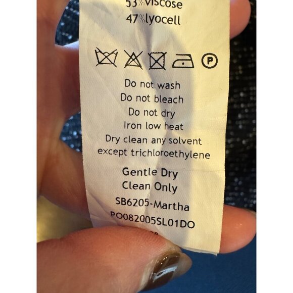 House Of CB Skirt Women Small Black‎ Tweed Draped Fringe Mini Sexy Preppy - Picture 10 of 10